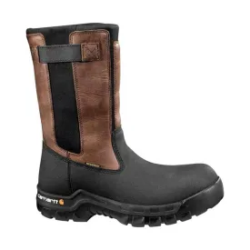 10" Rugged Flex Composite-Toe Waterproof Wellington Work Boot Brown/Black