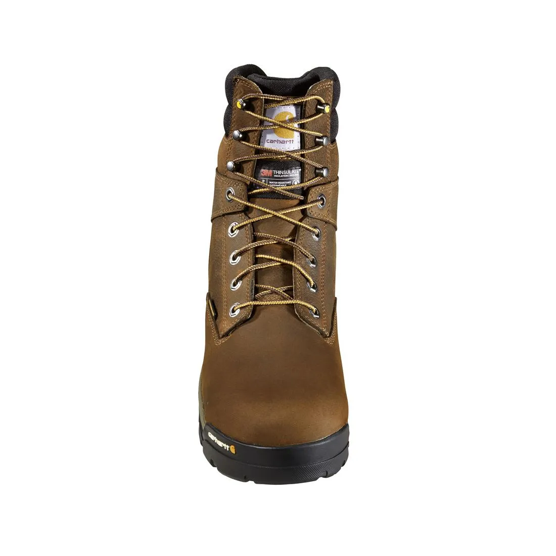 8" Ground Force Waterproof Insulated Composite Toe Work Boot Brown