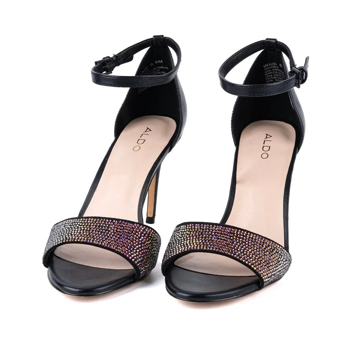 Aldo Kalanda High-Heel Sandals Leather Black Colour For Women