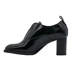 Bata Ed Oxford High-Heel Shoes Leather Black Colour For Women