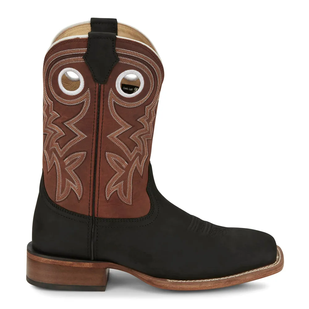 Big News 11" Wide Square Toe Cowboy Boots