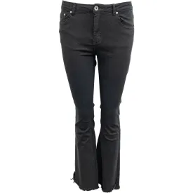 Black Flare Jeans Costa Mani