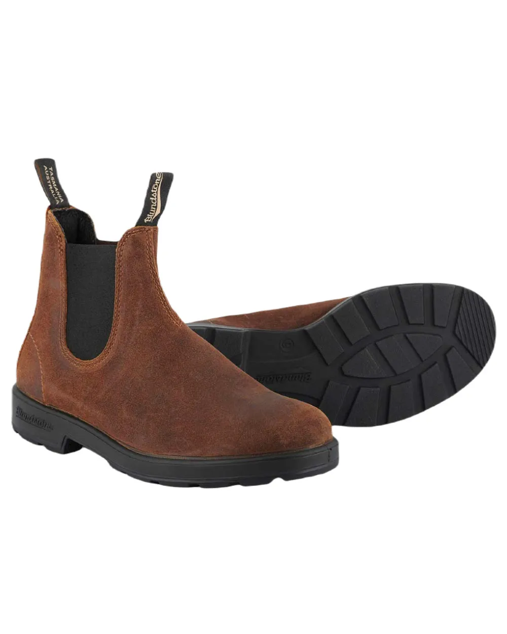 Blundstone 1911 Tobacco Suede Chelsea Boots