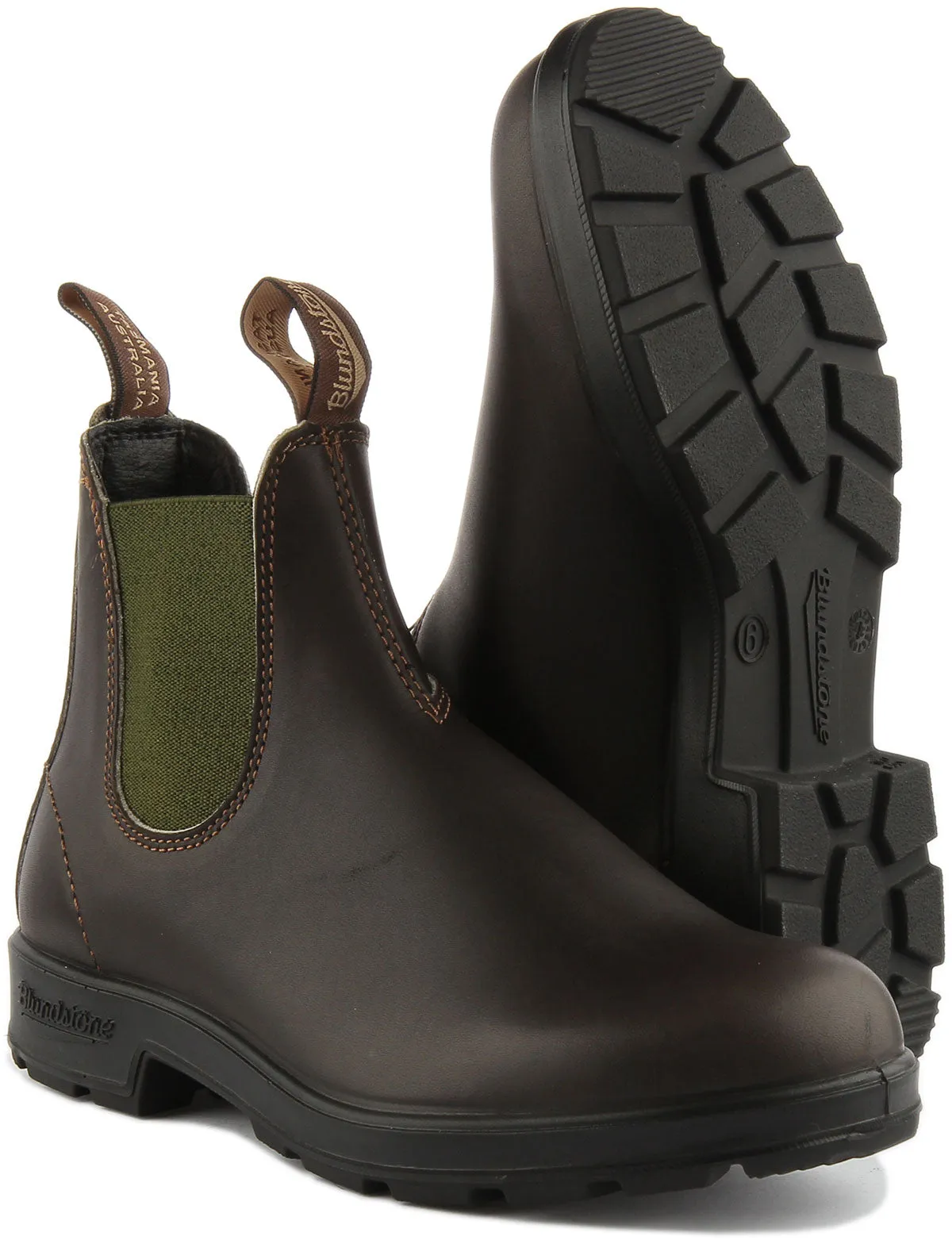 Blundstone 519 In Brown Olive For Unisex