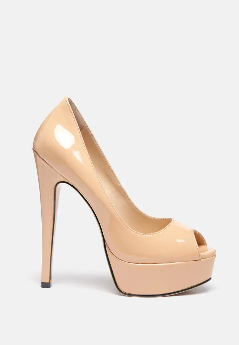 Brielle Peep Toe Stiletto Sandals