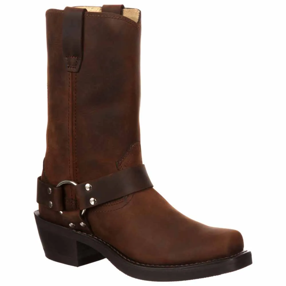 Brown Harness Boots