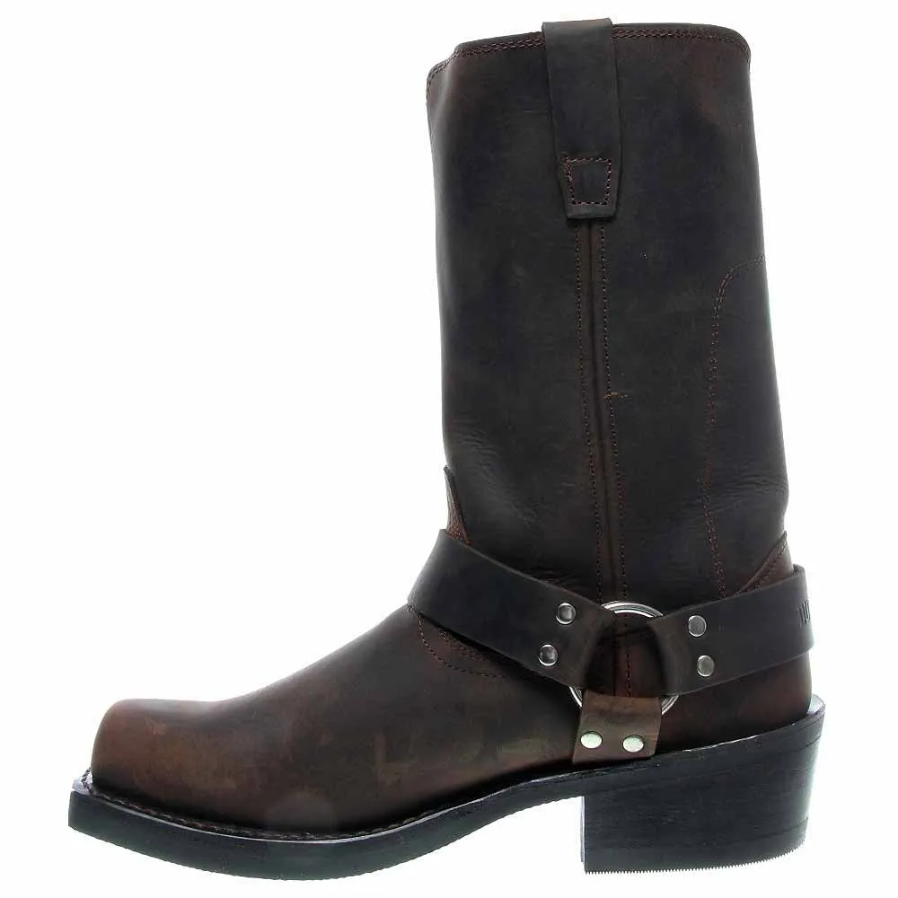 Brown Harness Boots