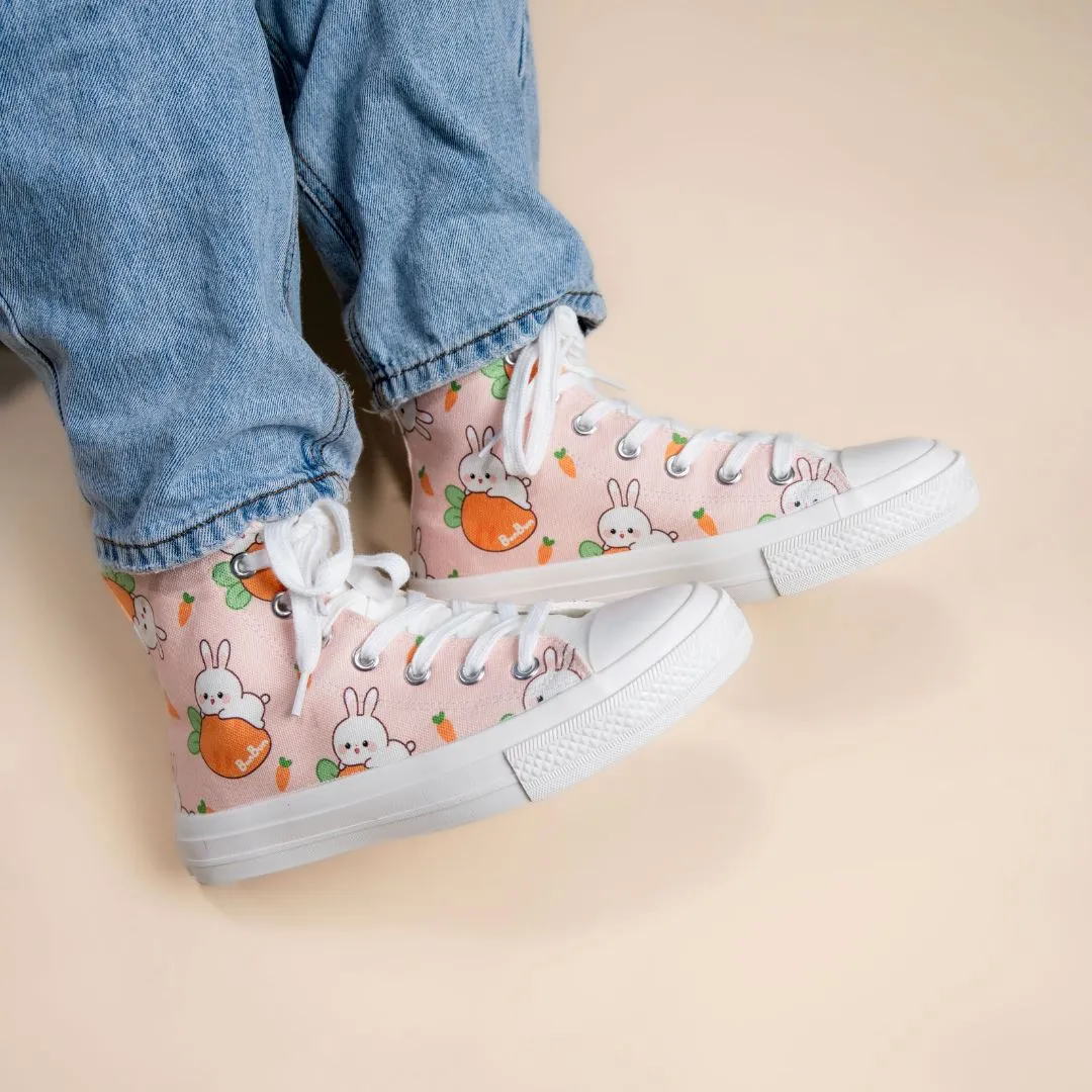 Bun Bun the Bunny High Top Canvas Shoes - Unisex