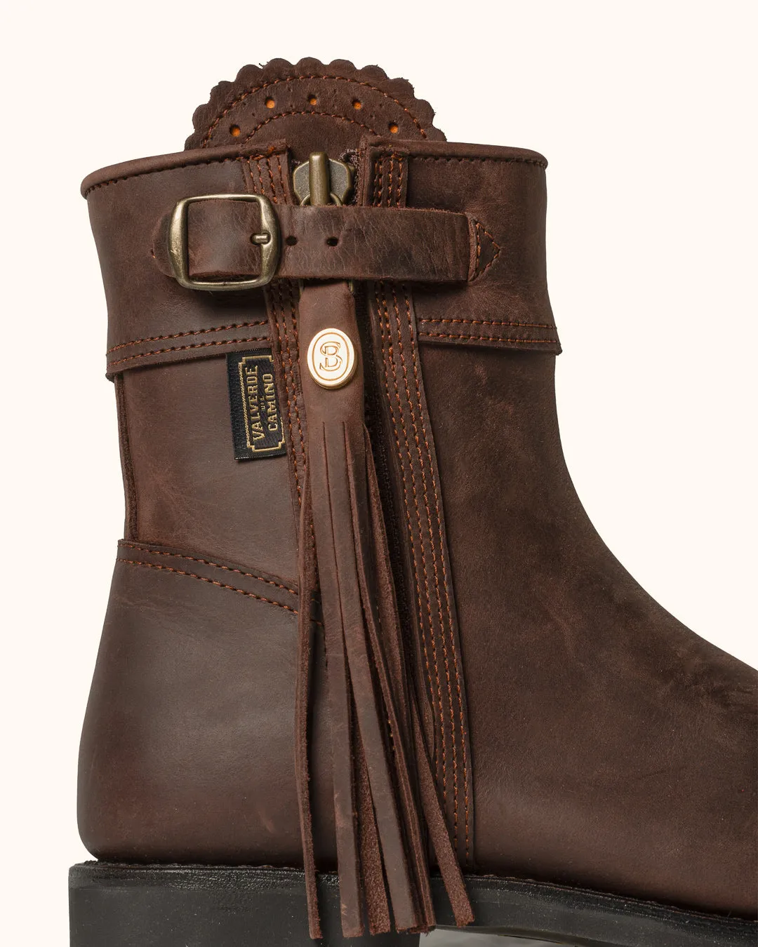 Cascada Ankle Waterproof Boot Tread Sole - Brown