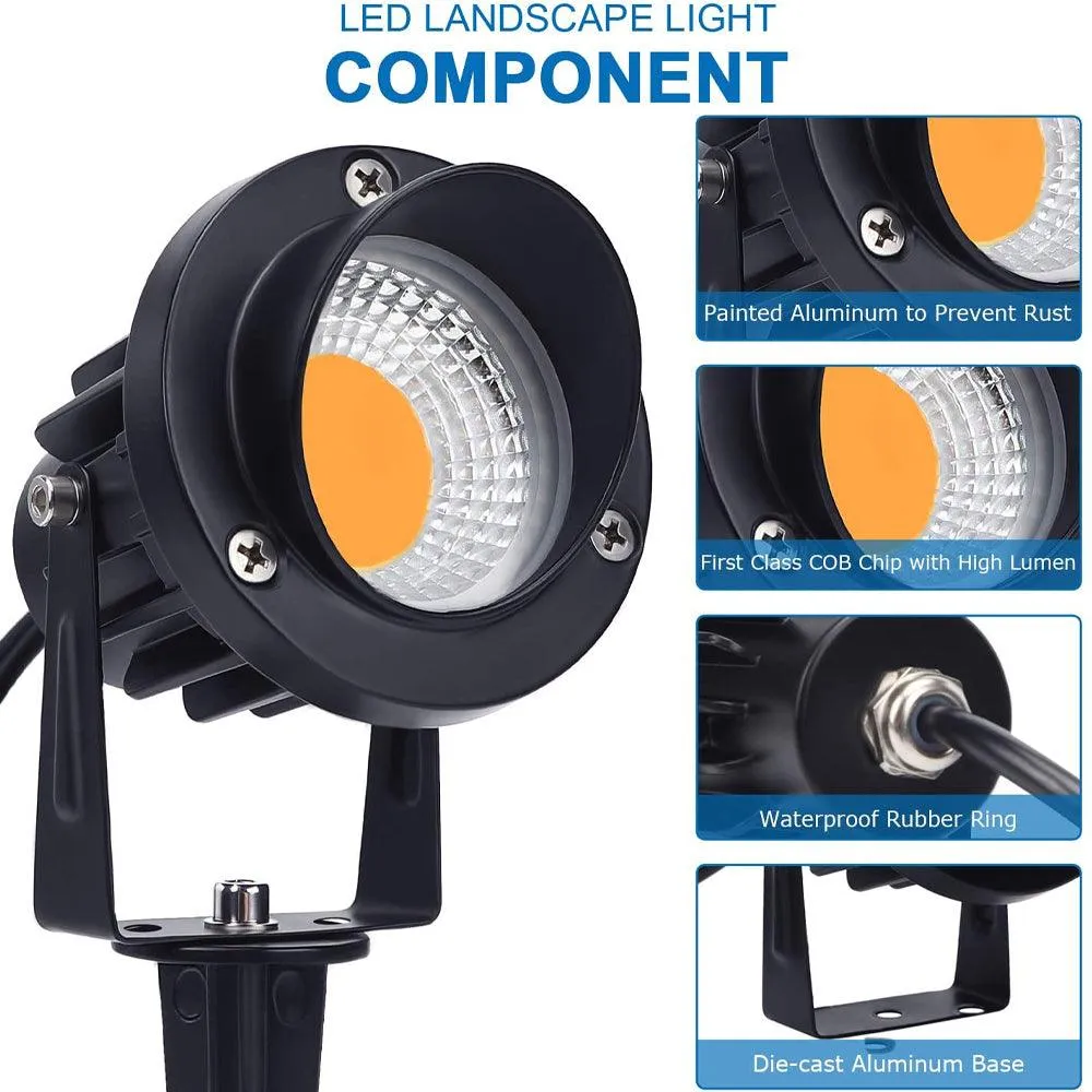 CD75 Spot Light 7W Low Voltage LED Directional Ground Landscape Light Narrow Beam