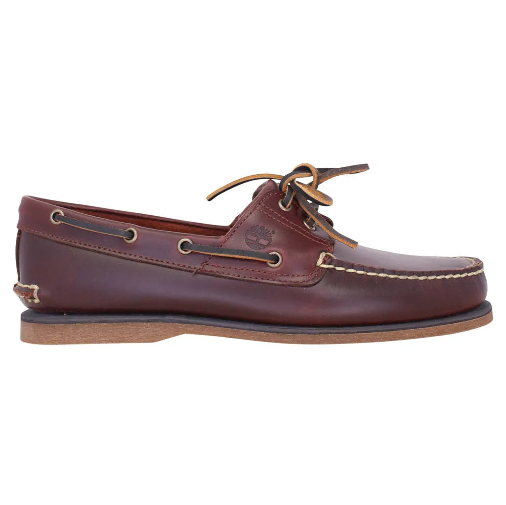 Classic Boat 2 Eye Leather Men's Shoes