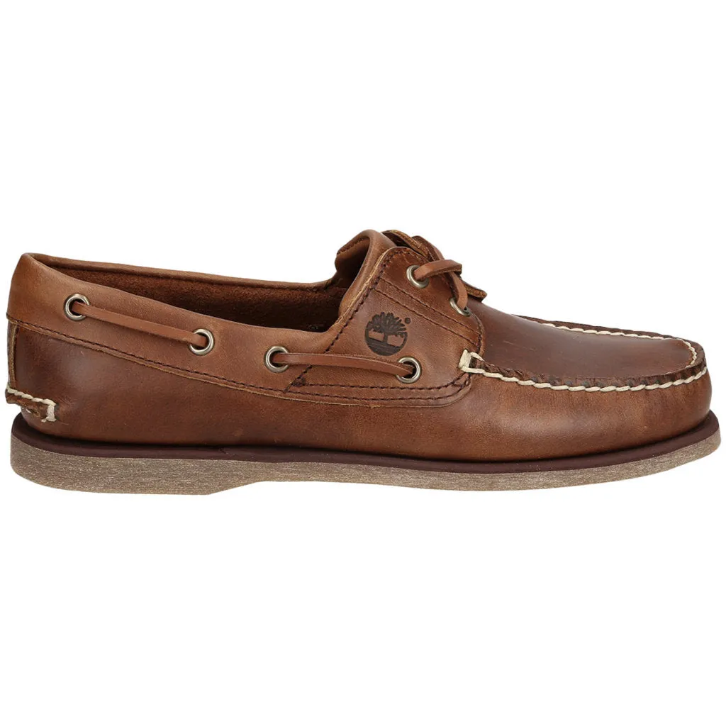 Classic Boat 2 Eye Leather Men's Shoes