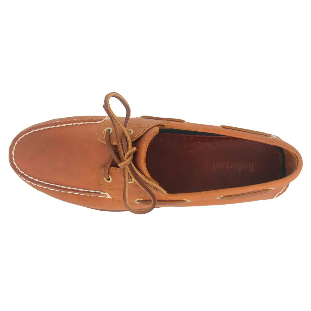 Classic Boat 2 Eye Leather Men's Shoes