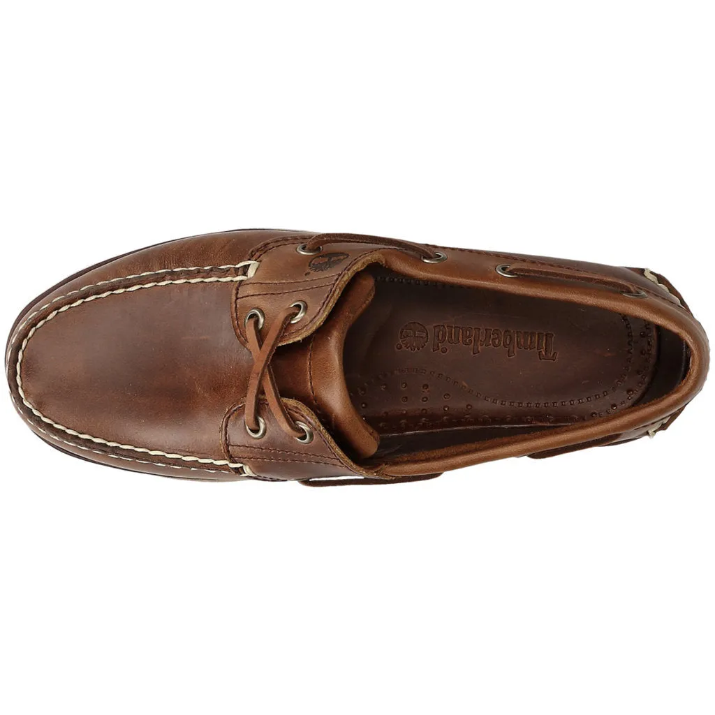 Classic Boat 2 Eye Leather Men's Shoes