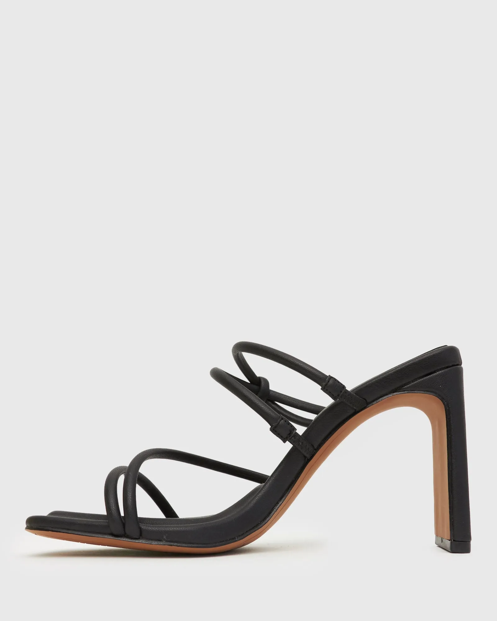 CLEOPATRA High-Heeled Strappy Mules