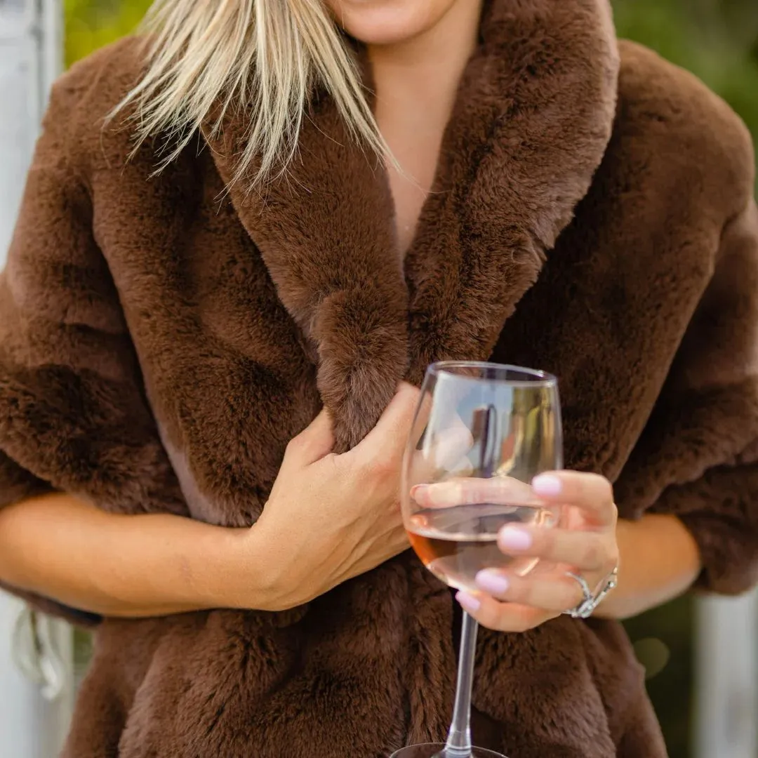 Collins Faux Fur Capelet