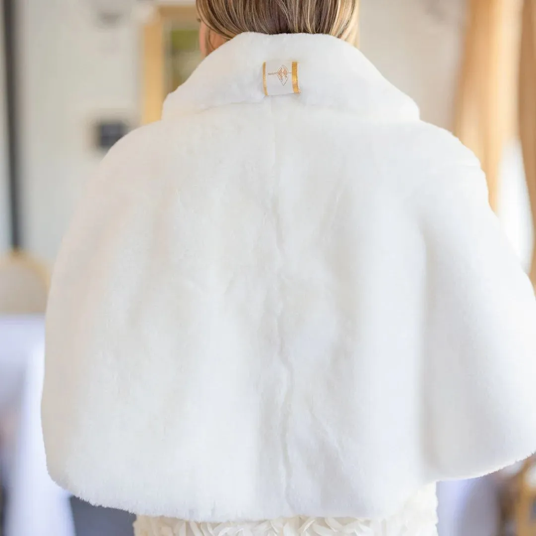 Collins Faux Fur Capelet