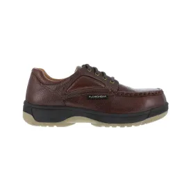 Compadre Composite-Toe Oxford Work Shoe Dark Brown