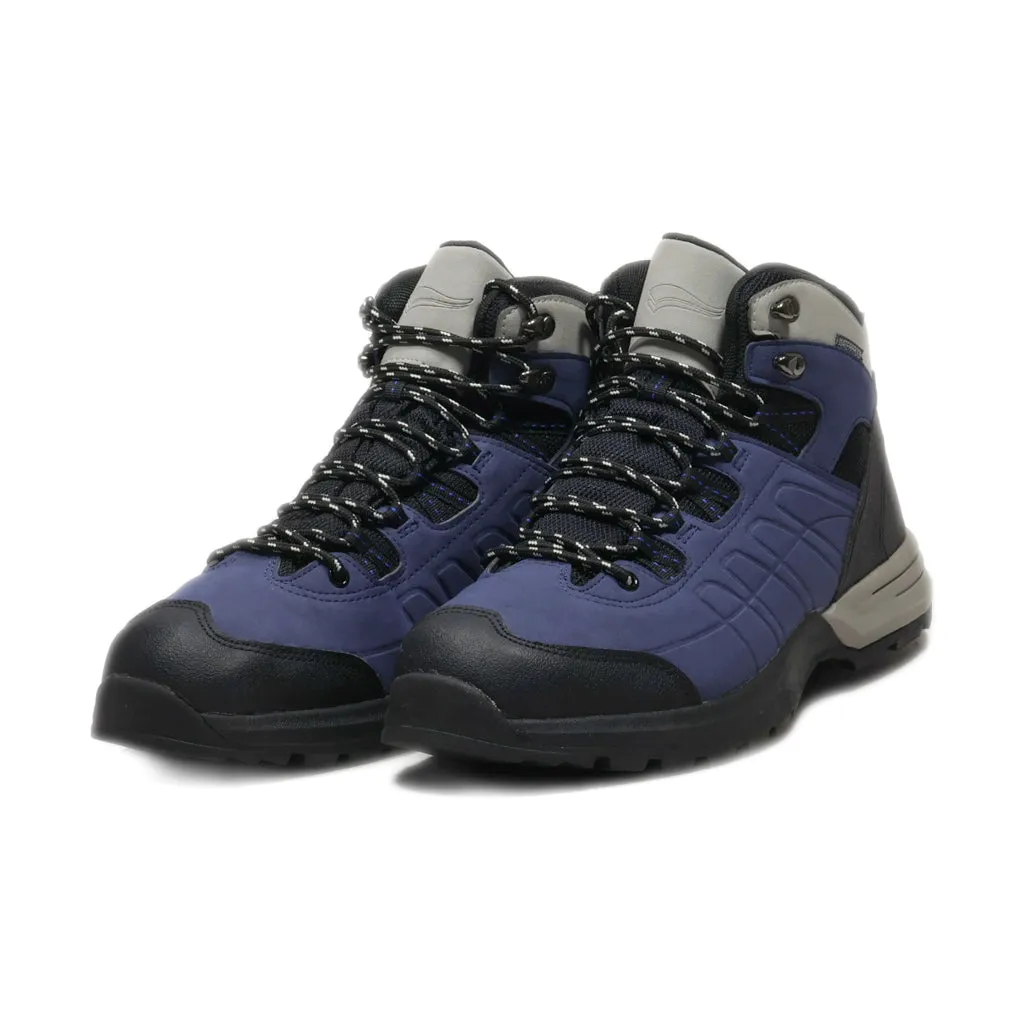 Crivit Hiking Boots Nubuck Blue Colour For Men