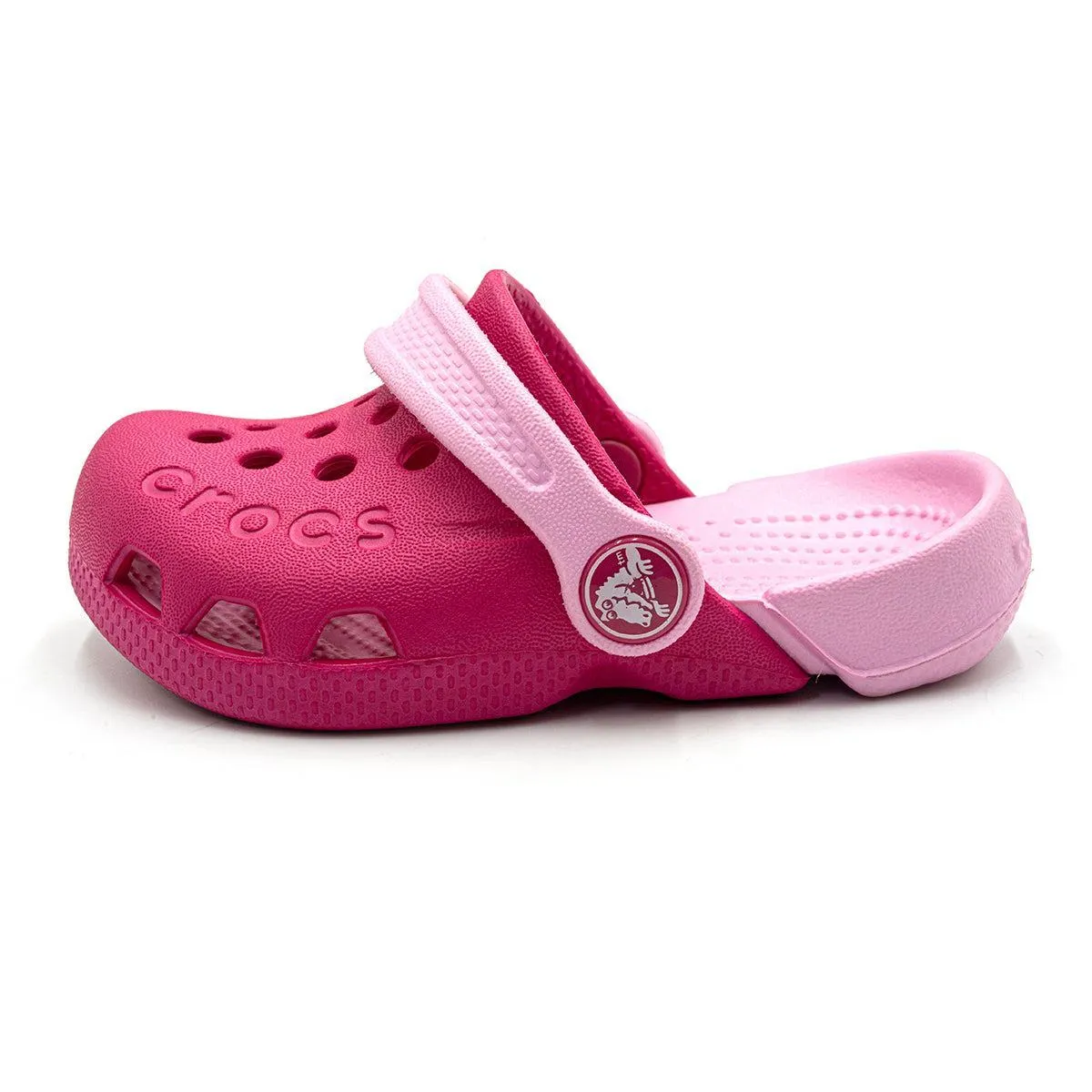 Crocs Classic Graphic Clogs Rubber Pink Colour For Kids