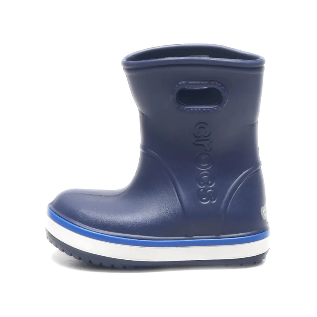 Crocs Handle It Rain Boot Rain Boots Rubber Blue Colour For Kids