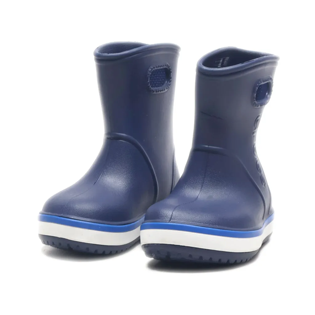 Crocs Handle It Rain Boot Rain Boots Rubber Blue Colour For Kids