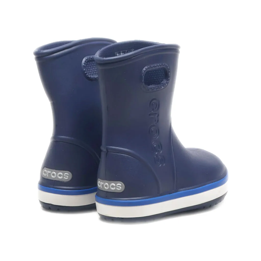 Crocs Handle It Rain Boot Rain Boots Rubber Blue Colour For Kids