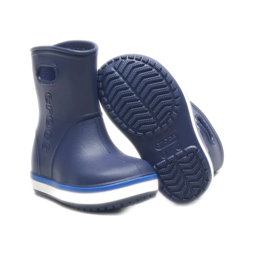 Crocs Handle It Rain Boot Rain Boots Rubber Blue Colour For Kids