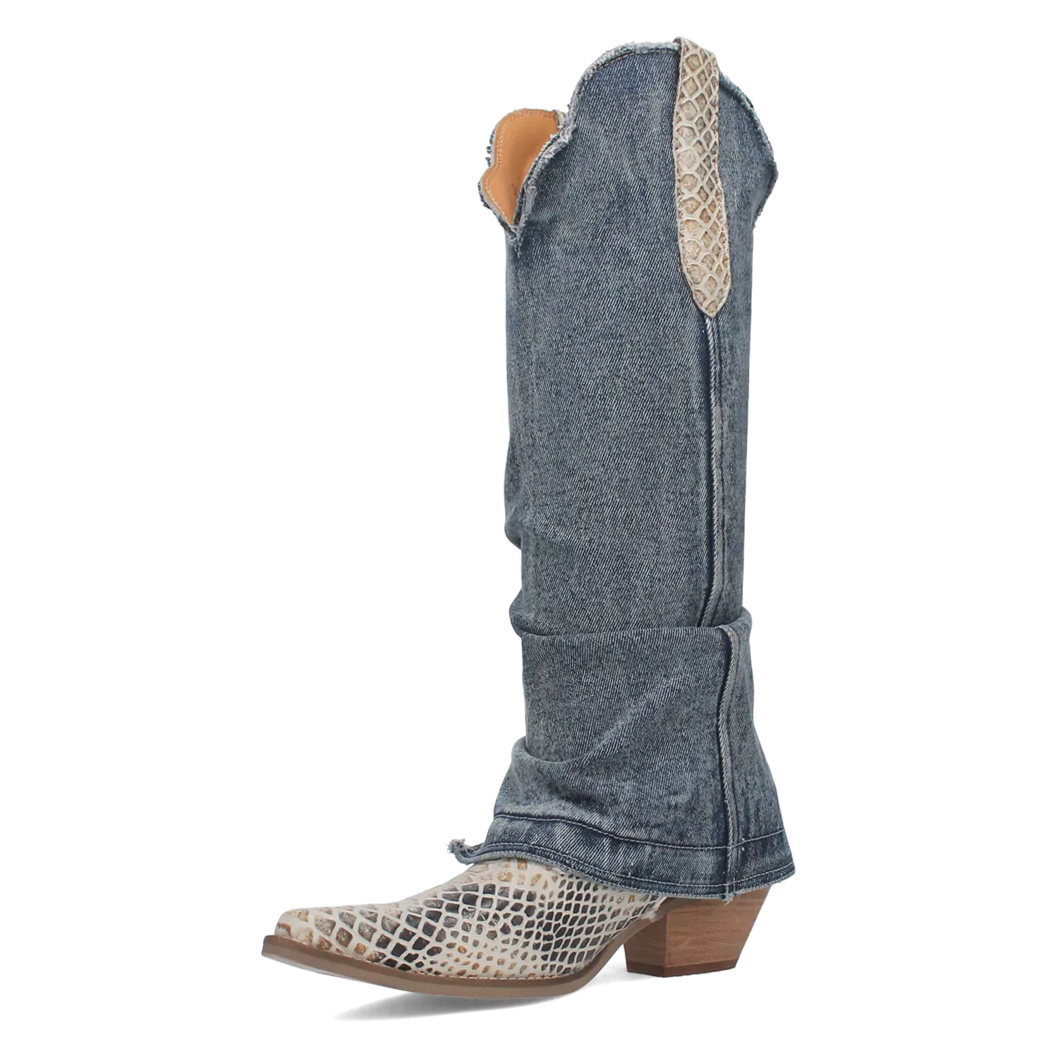 Dingo Shabby - Women's Denim Cowgirl Boots