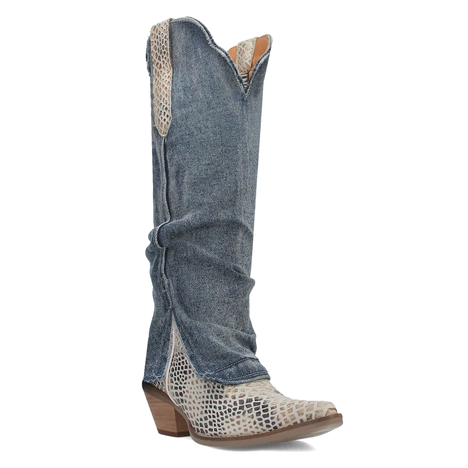 Dingo Shabby - Women's Denim Cowgirl Boots