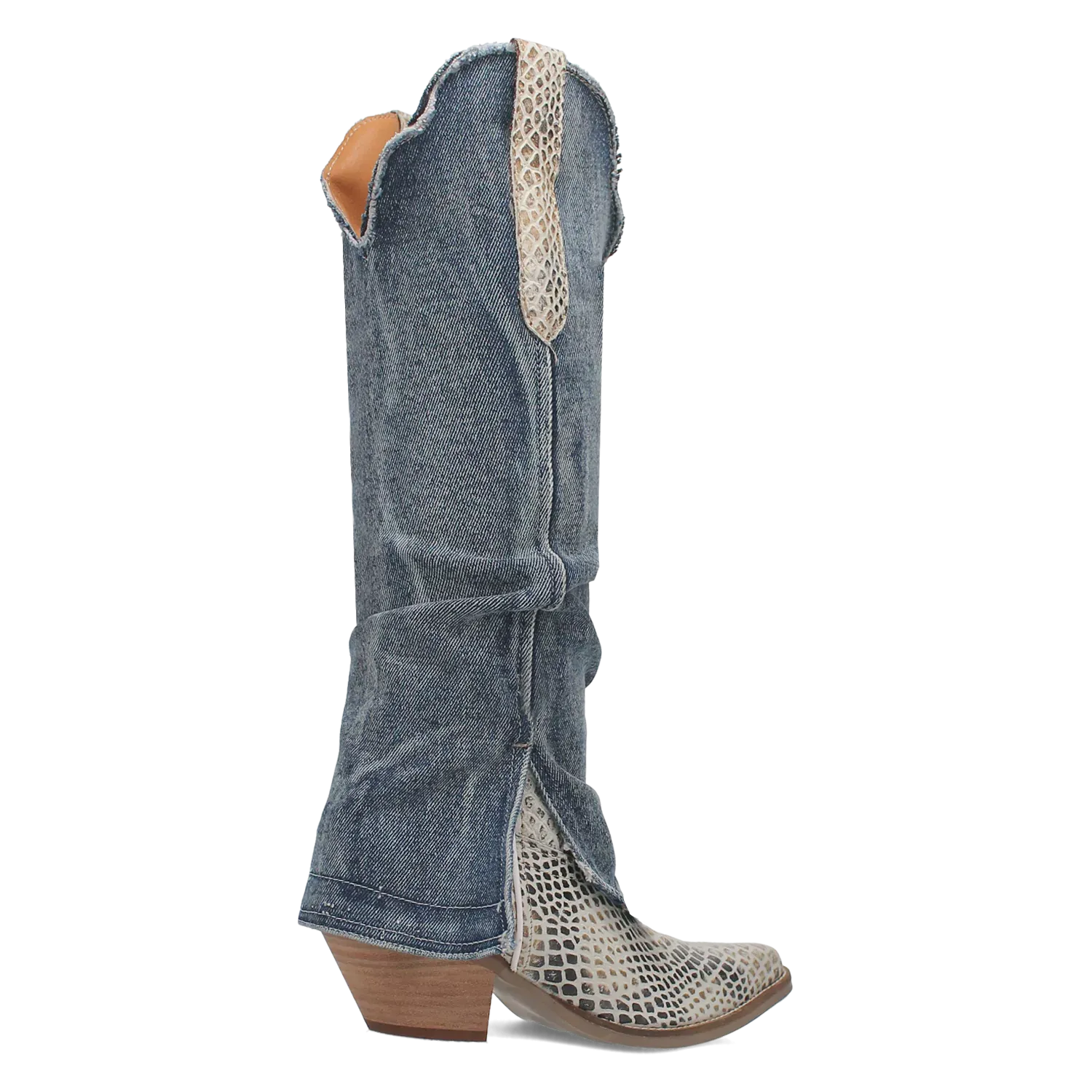 Dingo Shabby - Women's Denim Cowgirl Boots