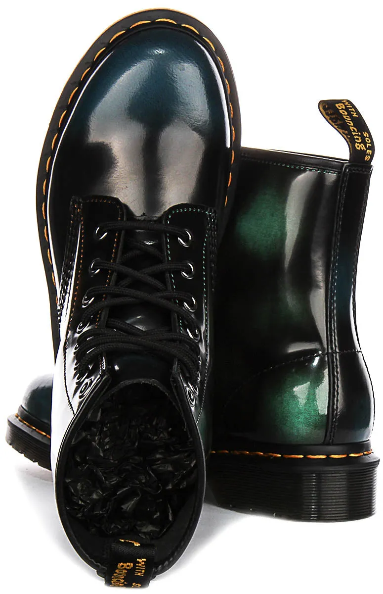 Dr Martens 1460 Brush In Black Burnished Leather