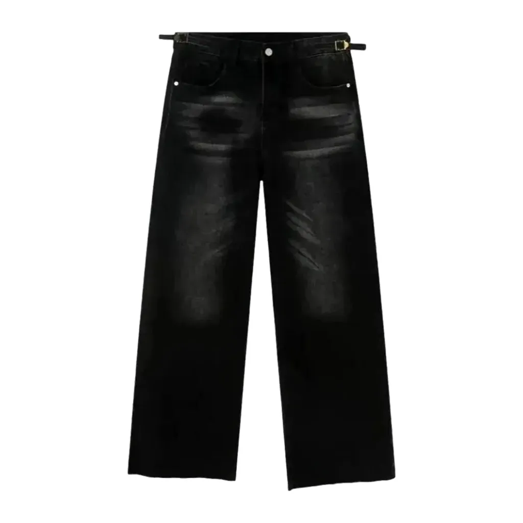 Fashionable straight fit men's jeans