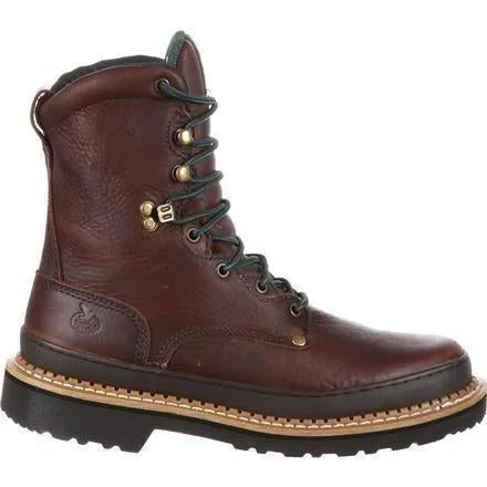 Georgia Men's Giant 8" Steel Toe Work Boot - Brown - G8374