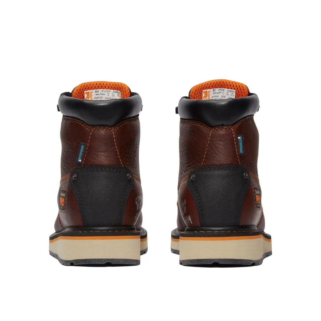 Gridworks 6 Inch Alloy-Toe Waterproof Work Boot Brown