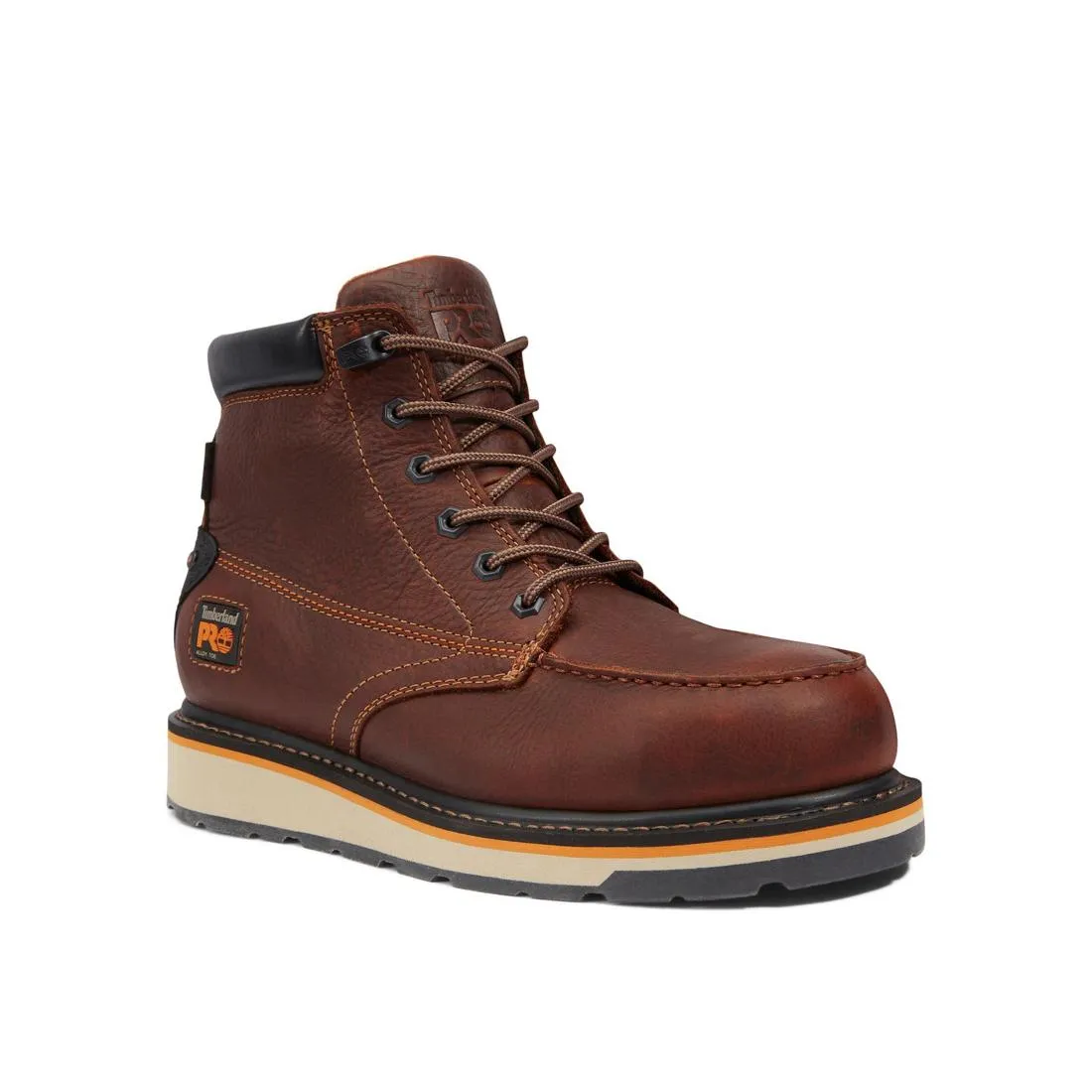 Gridworks 6 Inch Alloy-Toe Waterproof Work Boot Brown