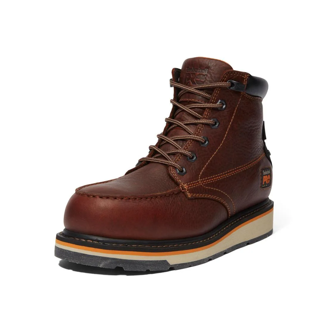 Gridworks 6 Inch Alloy-Toe Waterproof Work Boot Brown