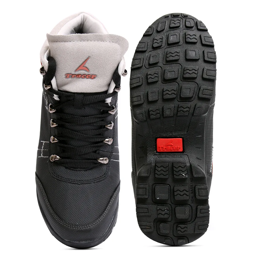 JAG F-65 Hiking & Trekking Shoes | Trekking Shoes | Shoes for Snow, Trekking, Hiking, Running and Walking | Colour: Black