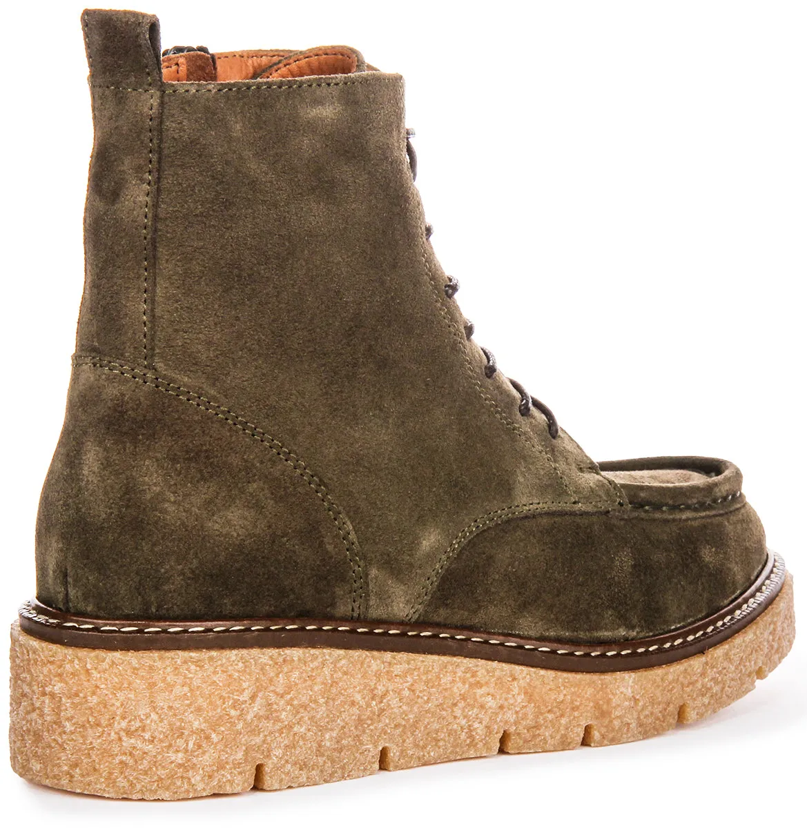 Justinreess England Alani In Olive Green For Women