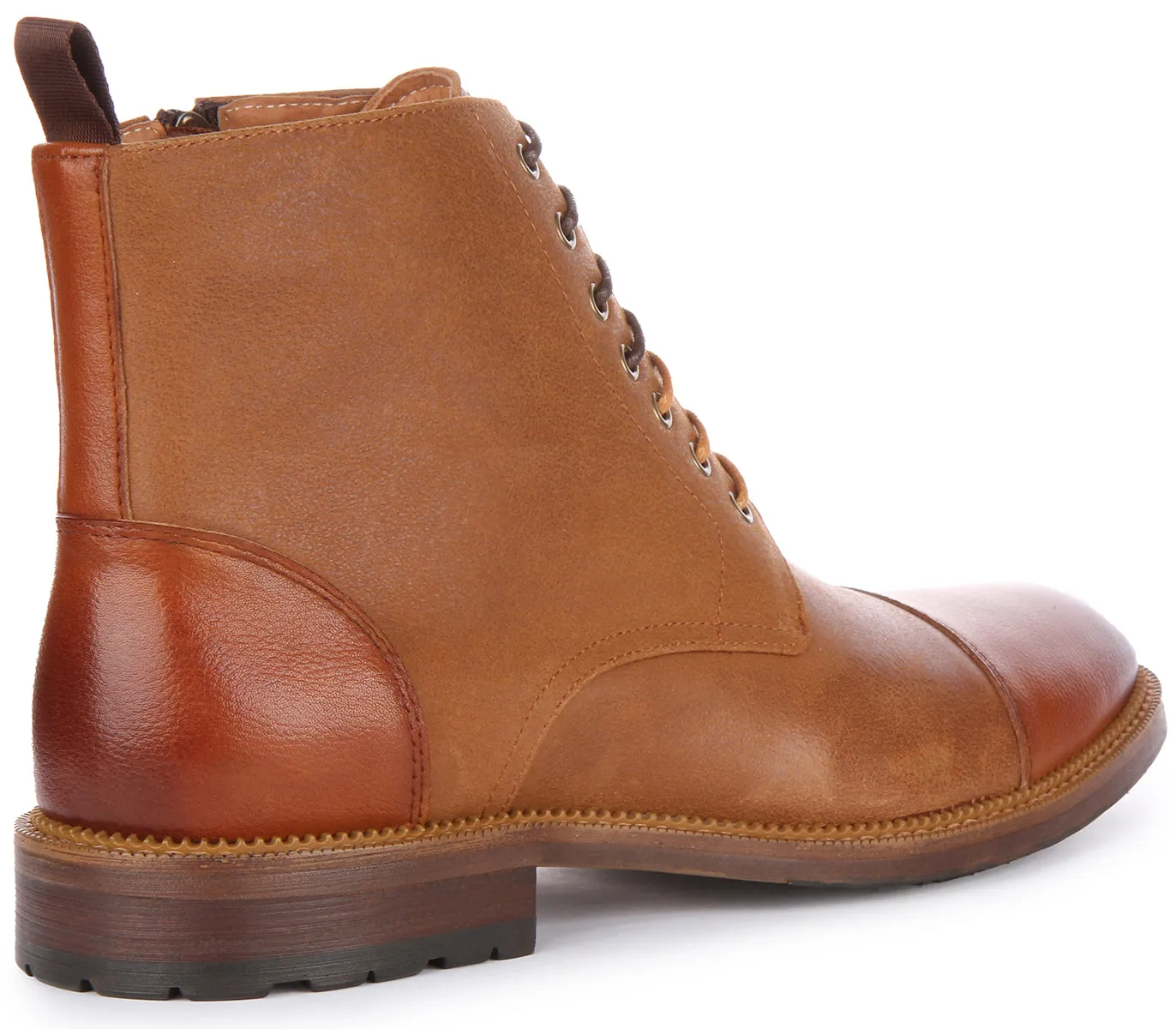 Justinreess England Gael Ankle Boots In Tan