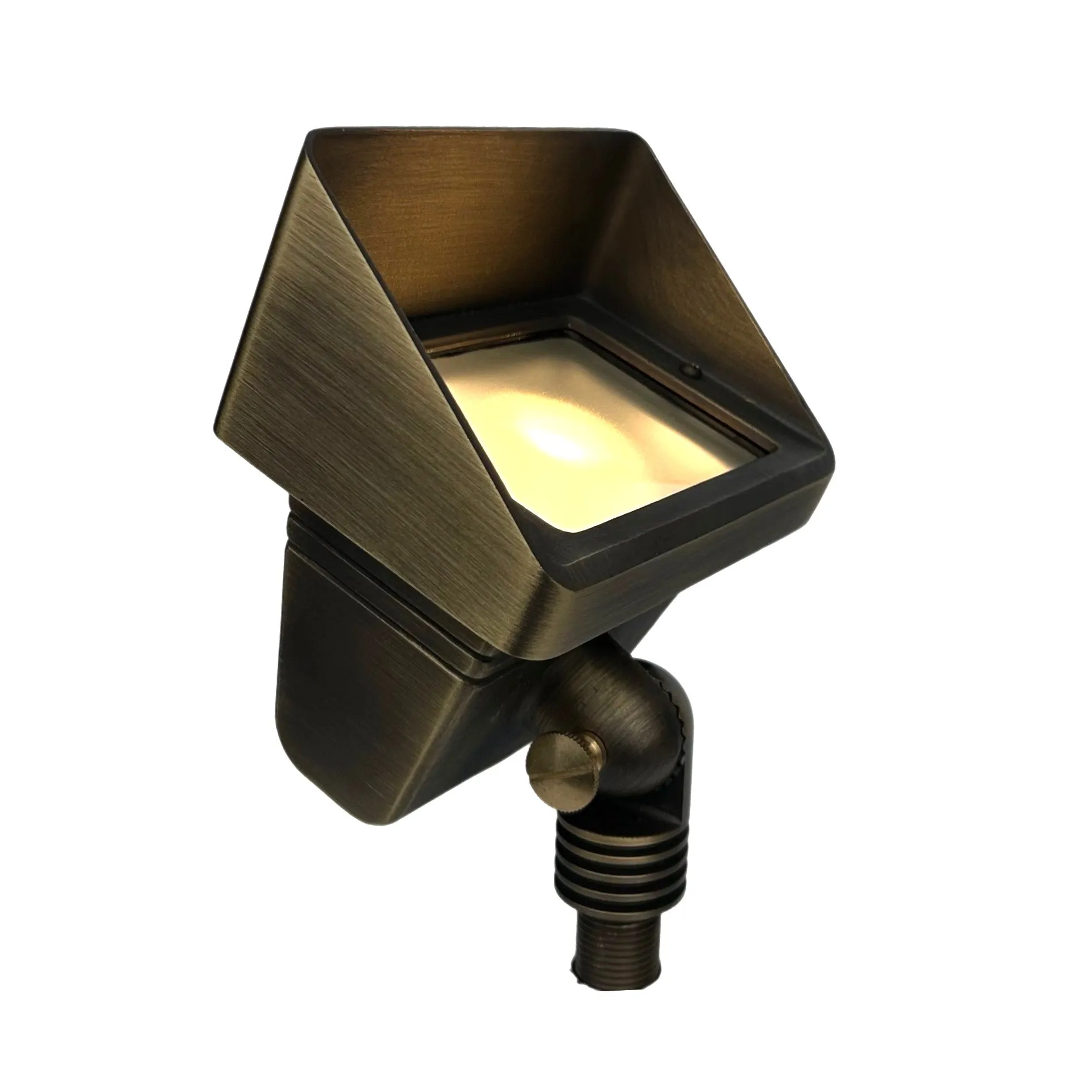 LaGarde Solid Cast Brass Flood Light Natural bronze