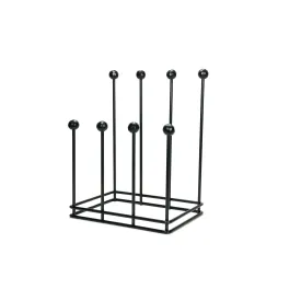 Matt Black Four Pair Boot Rack | From The Anvil