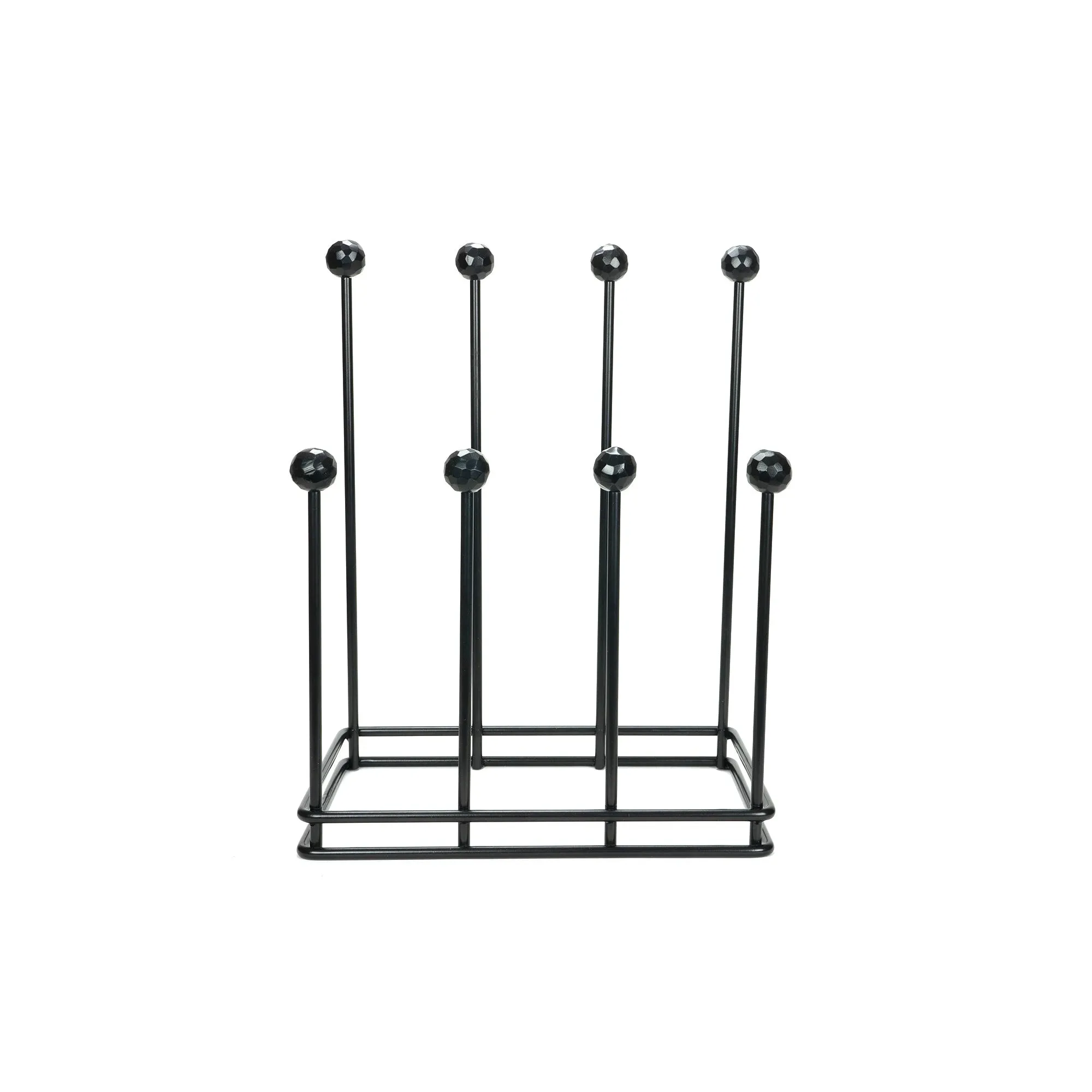 Matt Black Four Pair Boot Rack | From The Anvil