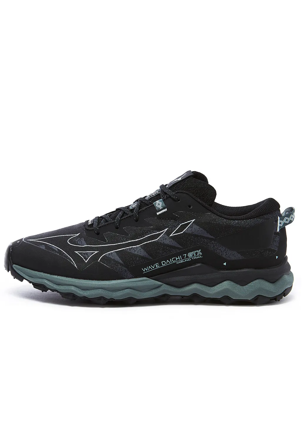 Mizuno Men's Wave Daichi GORE-TEX 7 Trainers - Black/Ombre Blue/Stormy Weather