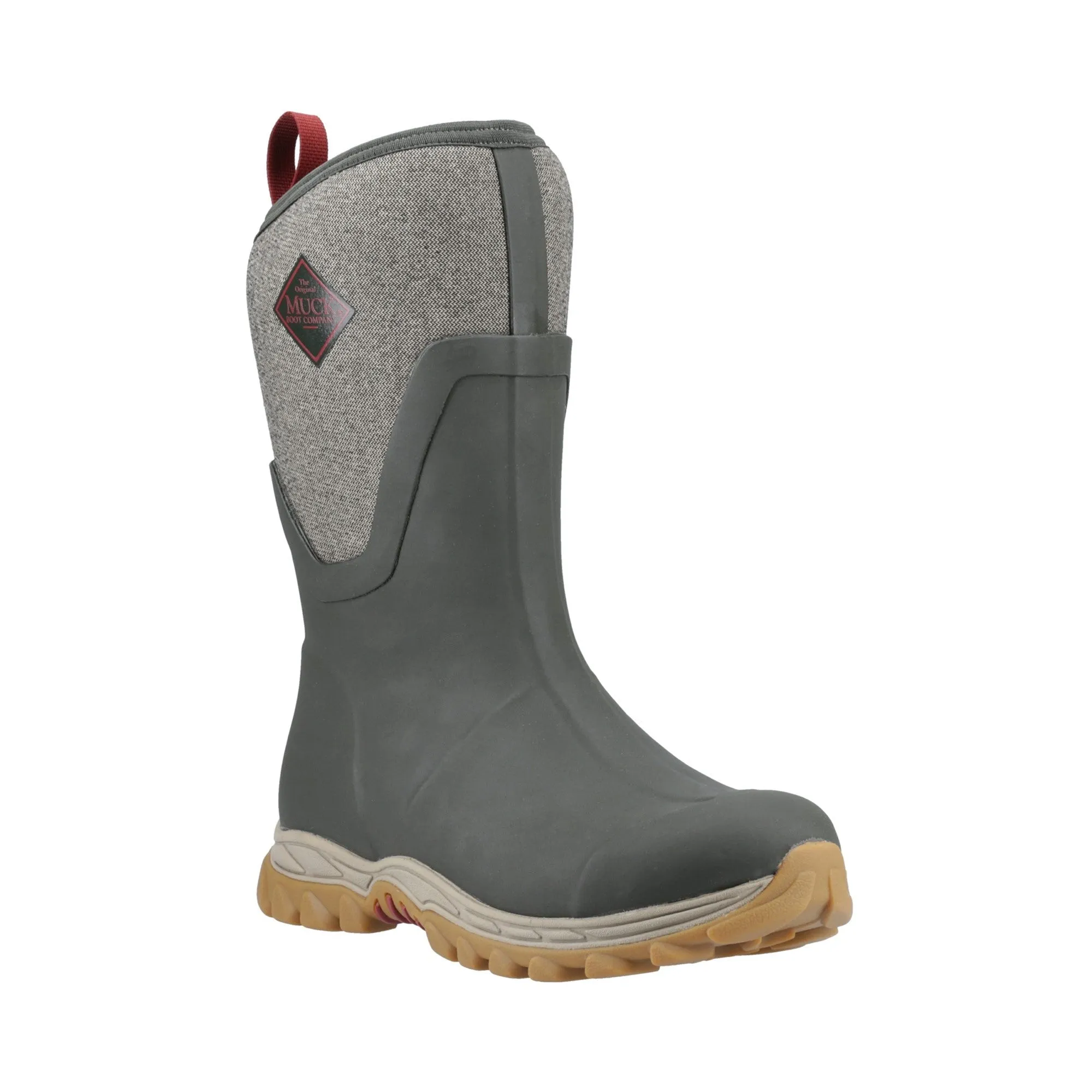 Muck Boots Arctic Sport II Mid Womens Wellington - Olive/Herringbone