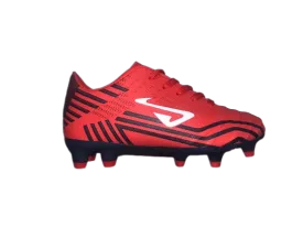 NOMIS Prodigy FG Football Boots - Red/Navy/White - Youth - Kids