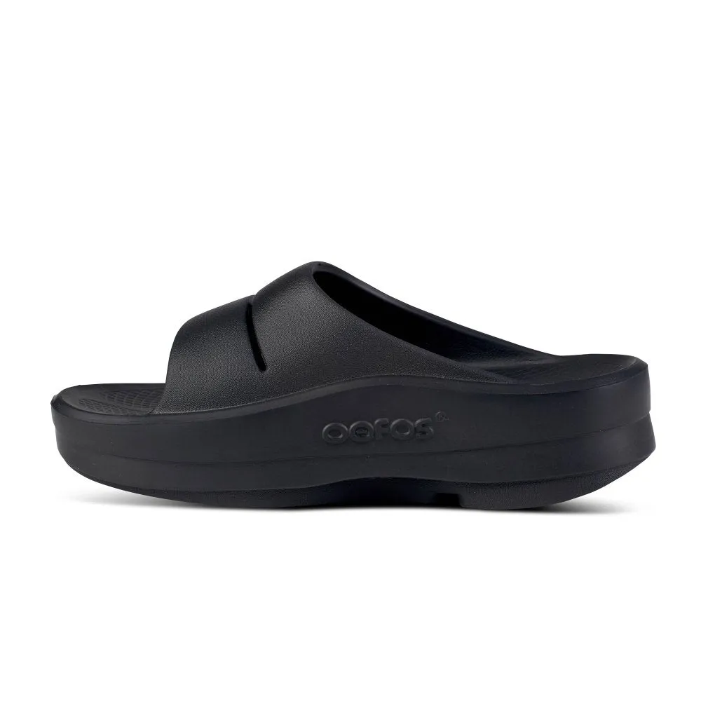 Oofos Women's OOmega OOahh Slide - Black