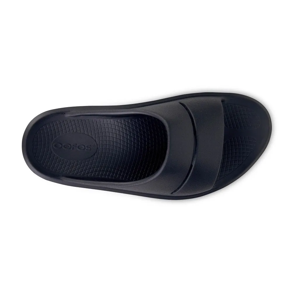 Oofos Women's OOmega OOahh Slide - Black