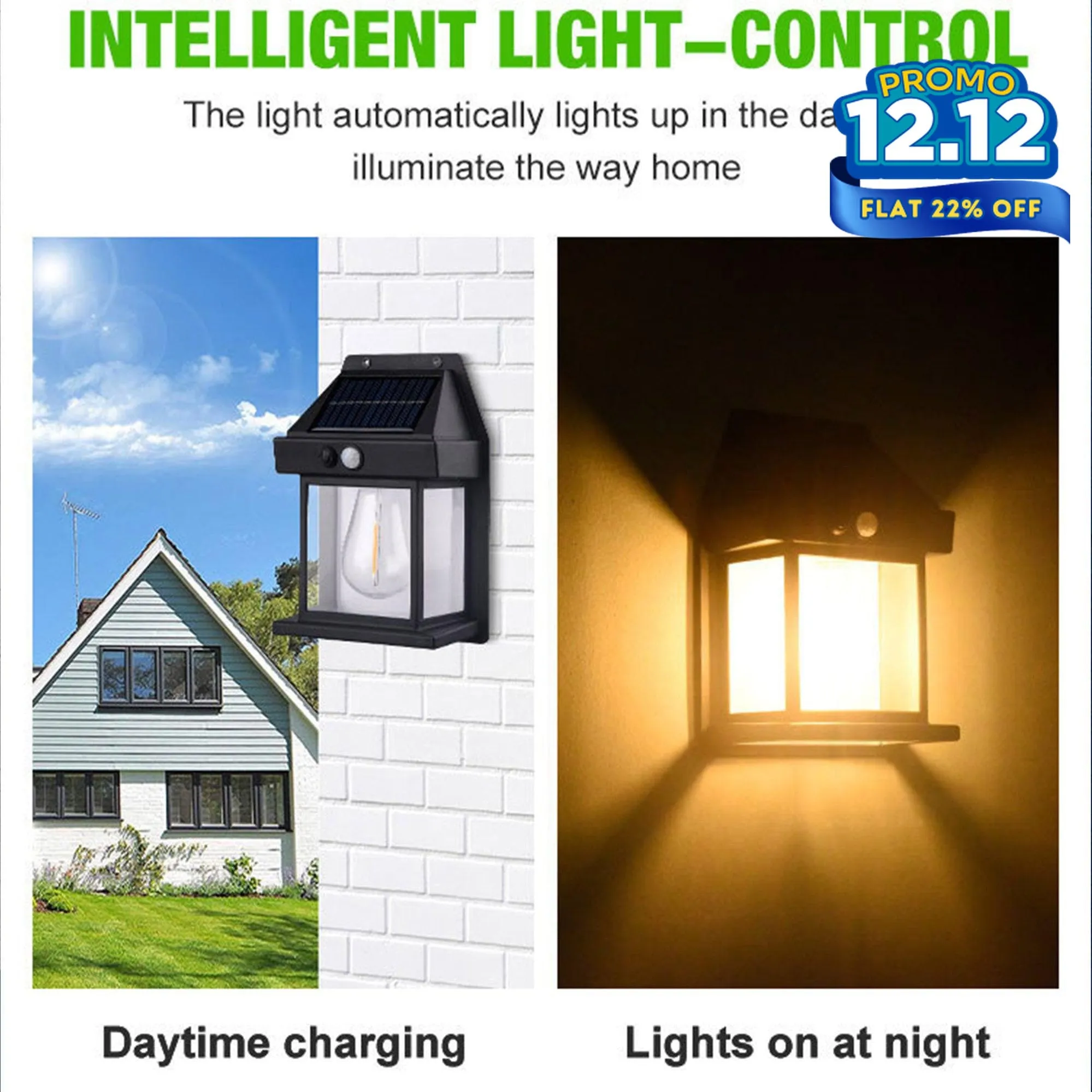 Outdoor Solar Sensor Motion Light -  CL118