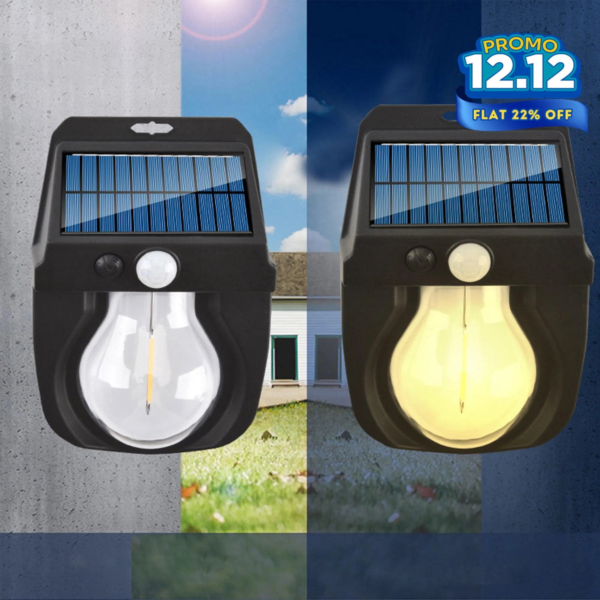 Outdoor Solar Sensor Motion Light -  CL118